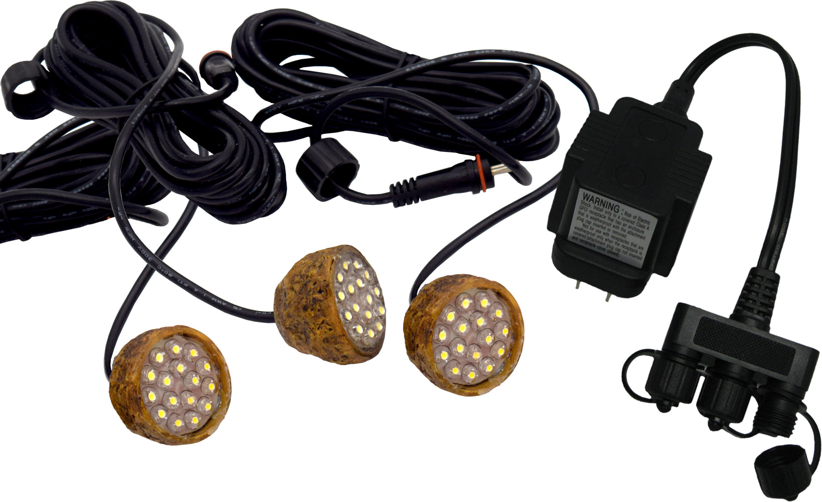 3-Pack Compact LED Light Kit with 10 Watt Transformer by EasyPro