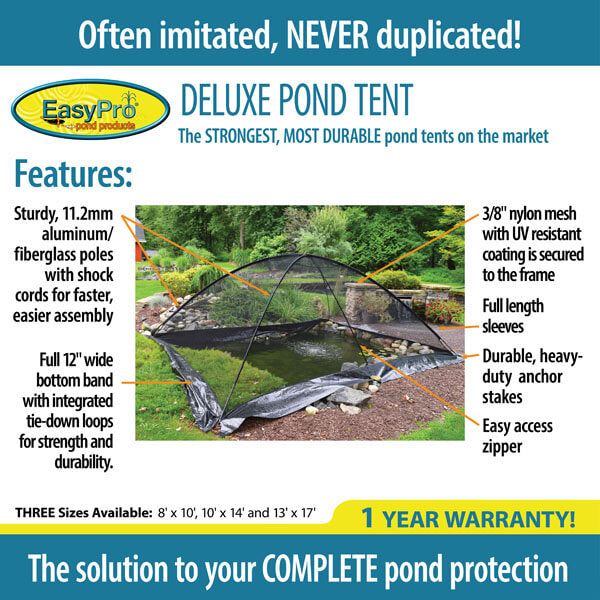Deluxe Pond Cover Tent