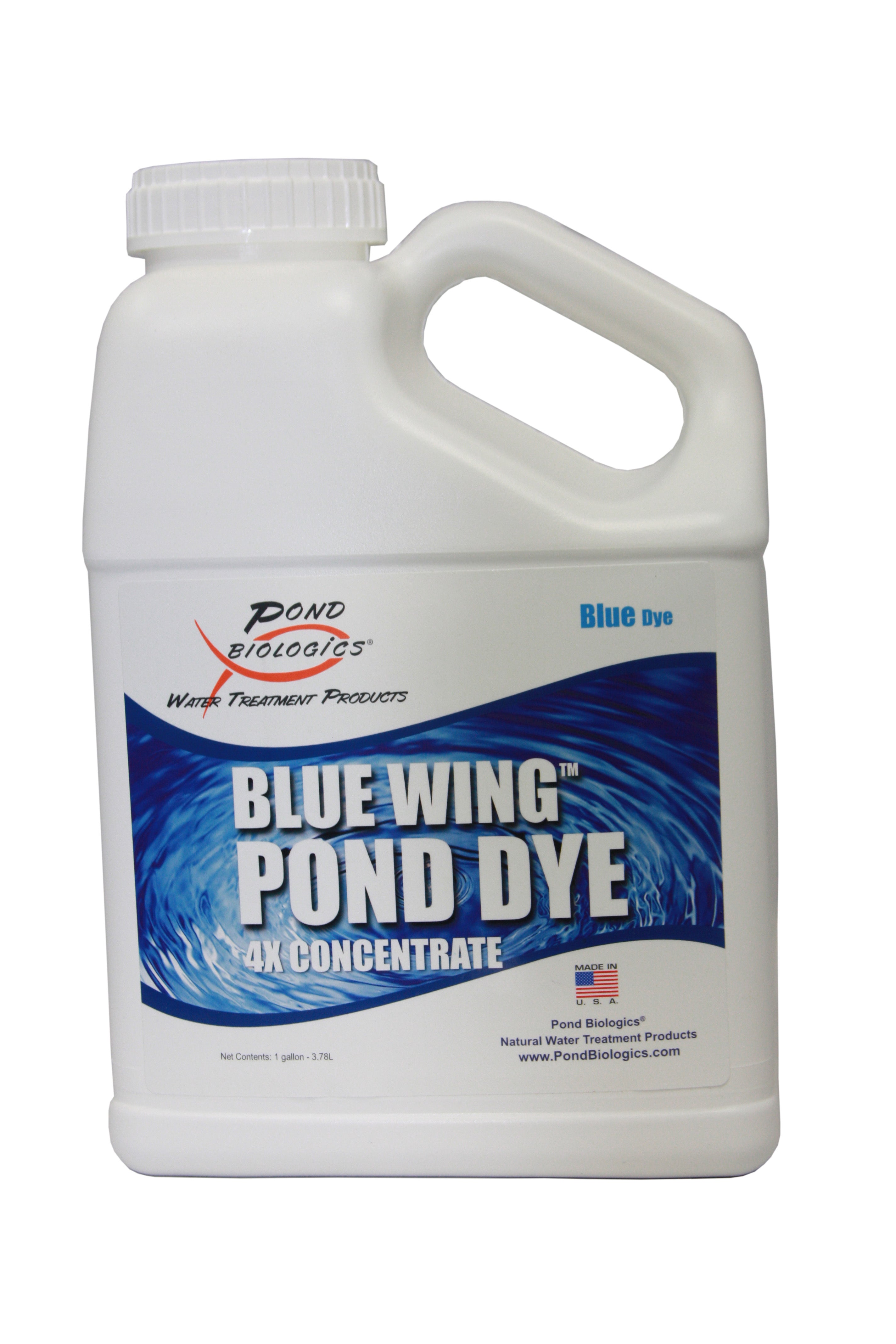 diy herbicide dye Blue Wing Straight Blue 4x Concentrate Pond Dye