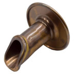 BWS2F Vianti Falls Brass 2″ Antique Round Wall Scupper