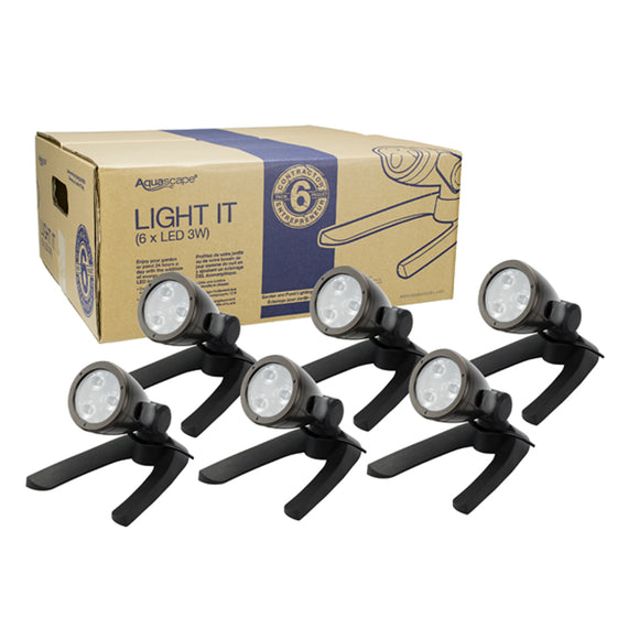 3-Watt LED Spotlight 6-Pack