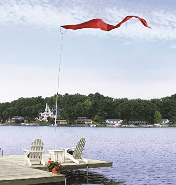 Bird Deterrent Flag Kit with 13.5 foot Pole