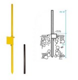 Bird Deterrent Flag Kit with 13.5 foot Pole