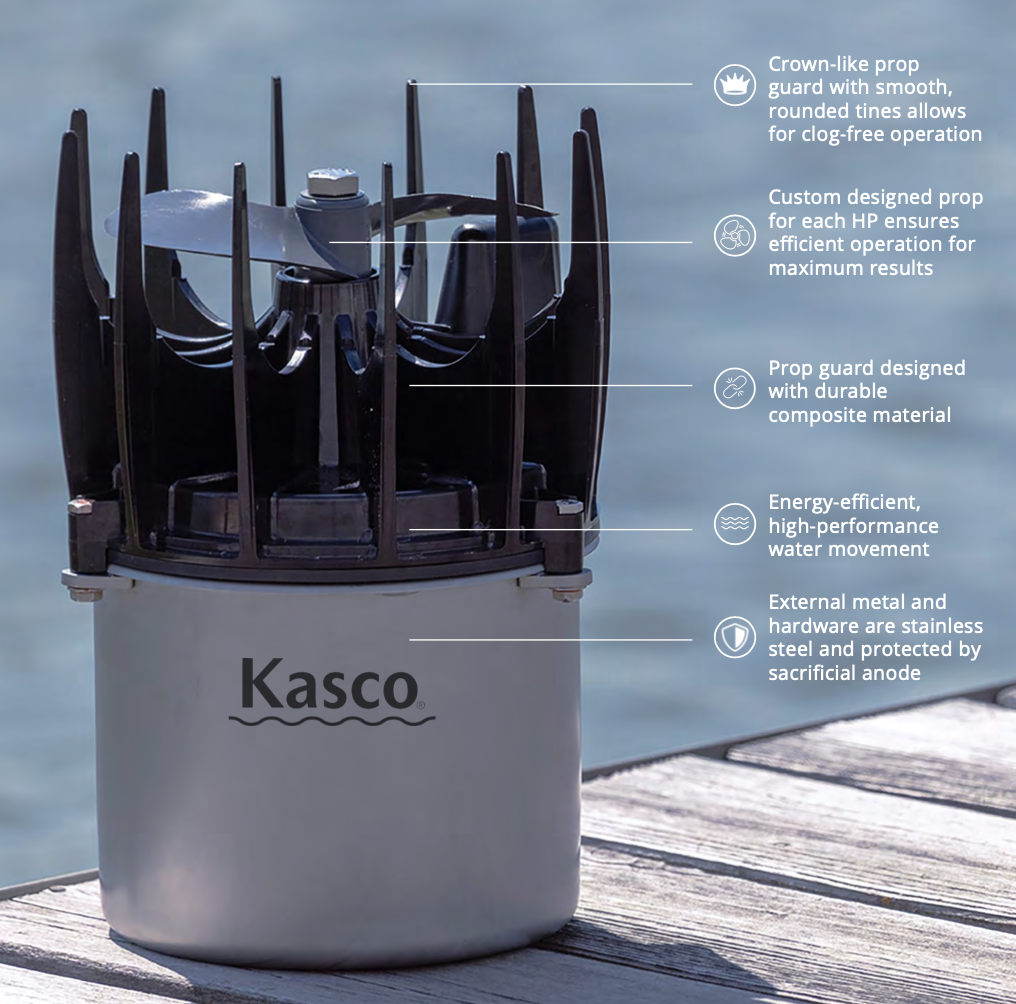 Kasco Marine Aquaticlear 1 hp Water Circulators