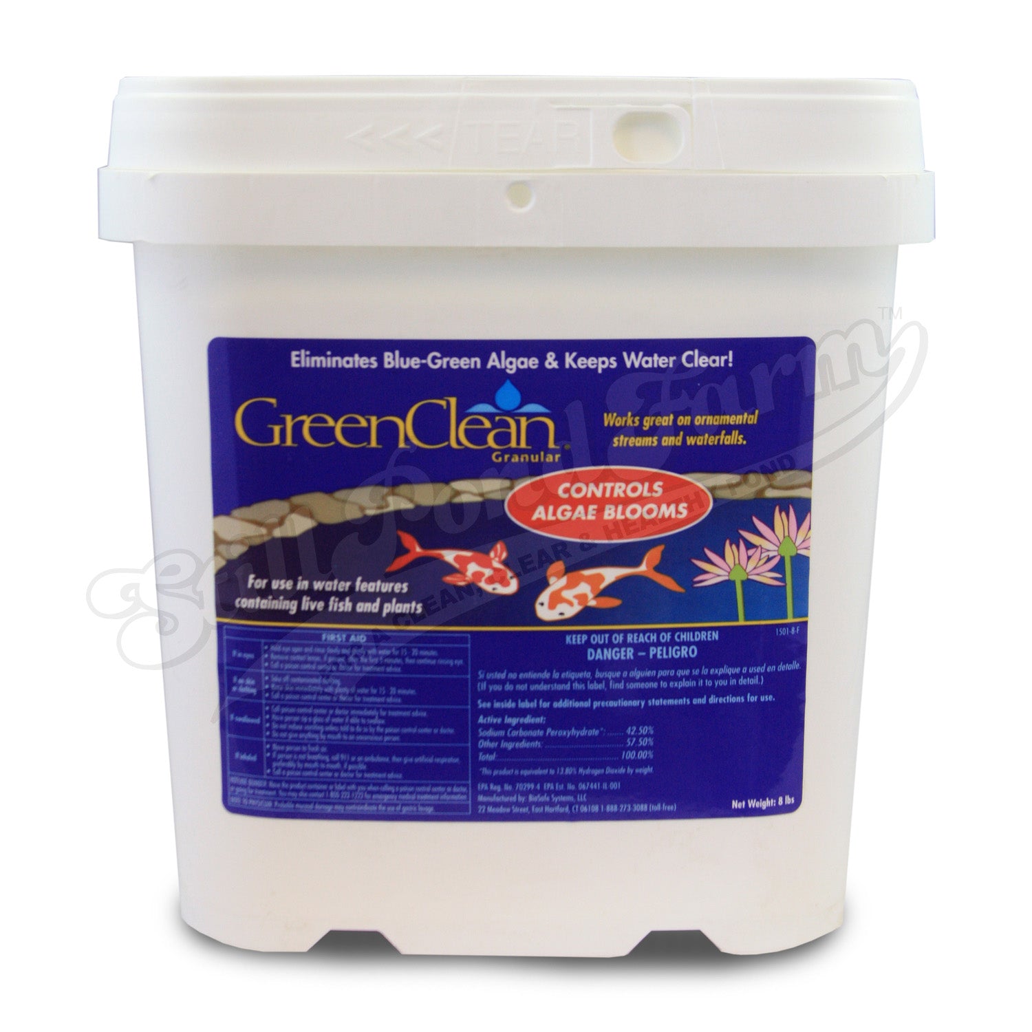 Green Clean Algaecide for Koi Ponds