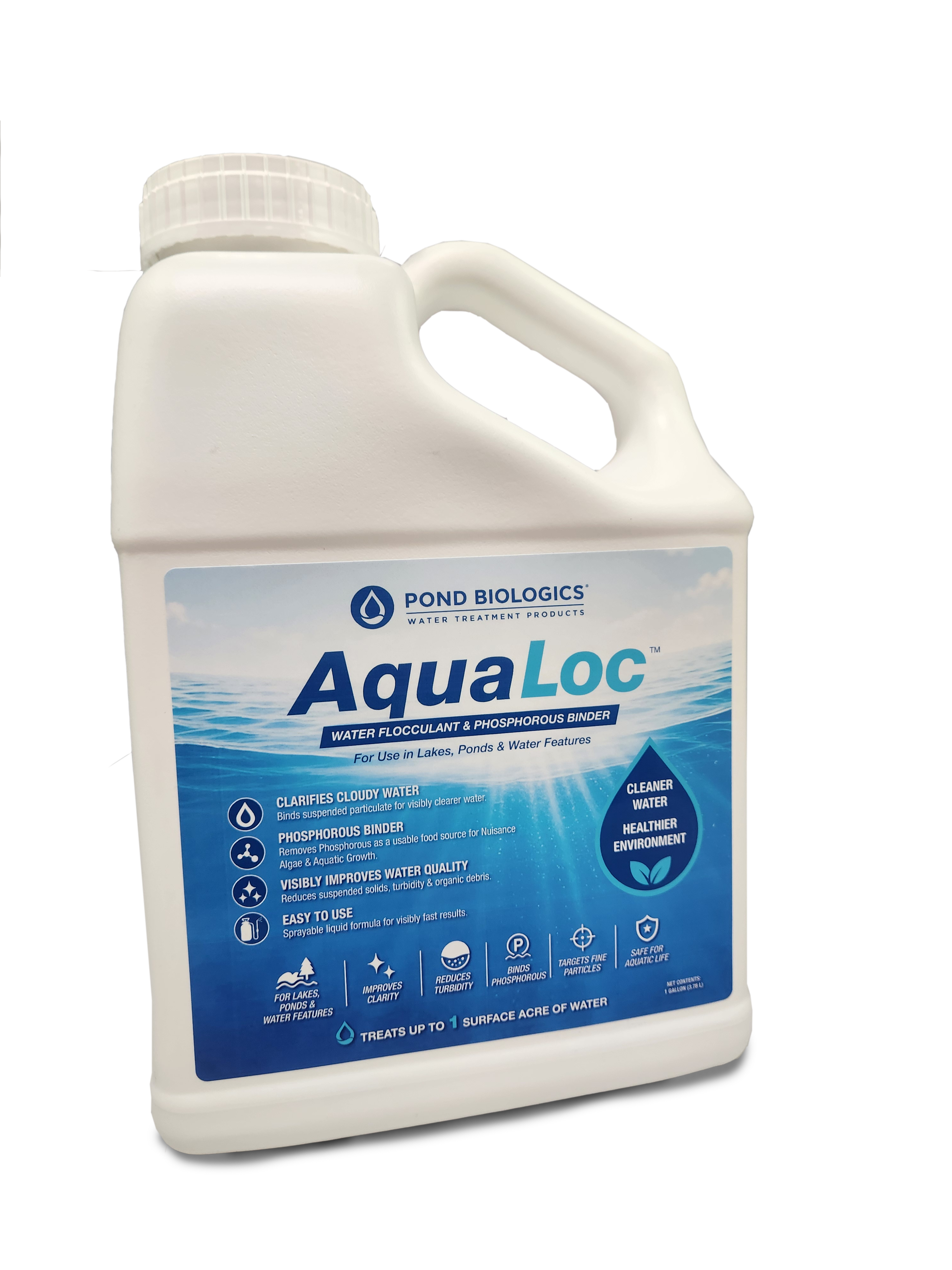 Pond Biologics® AquaLoc™ Water Clarifier and Phosphorus Remover for Ponds and Lakes