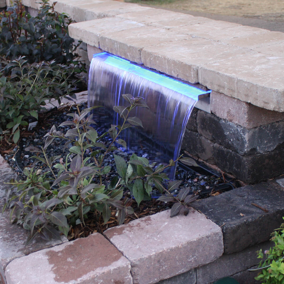 HB23KB Vianti Falls™ 23.5″ Spillway Kit With Blue Light