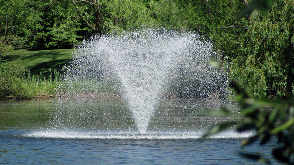 1HP 110V Stainless Steel Pond Fountain Aerator - Automatic Floating Fountain For Ponds & Lakes, Water Jet System
