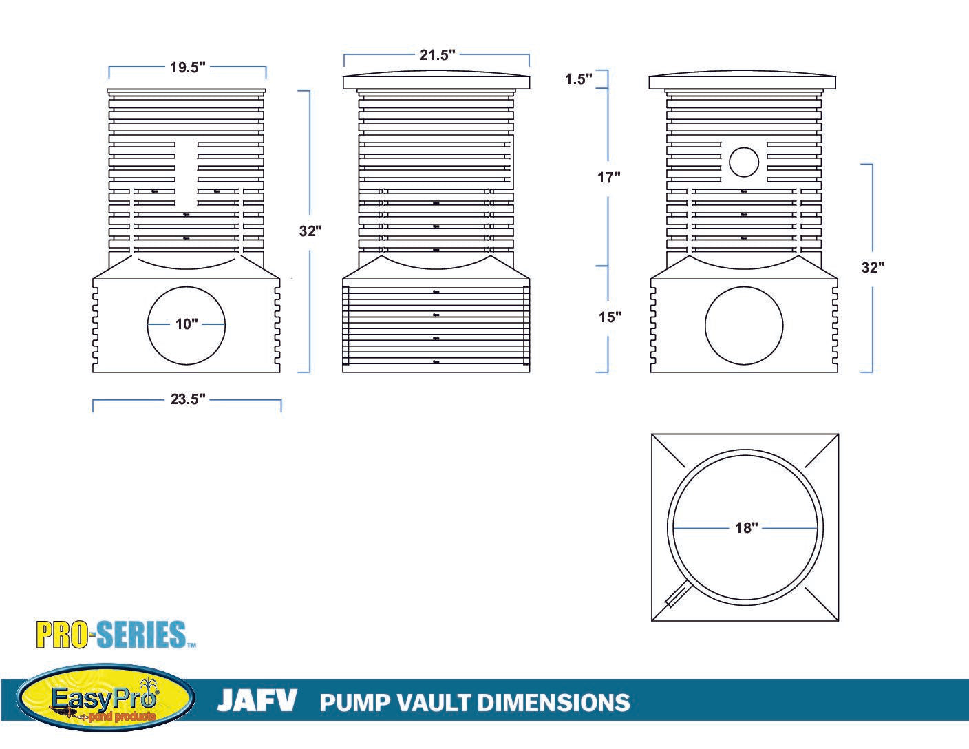 JAFV Pro-Series Large Pump Vault