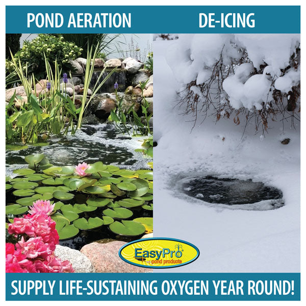 LA1 KLC Koi Pond Aeration Kit – 1000 to 7500 gallon ponds - By EasyPro