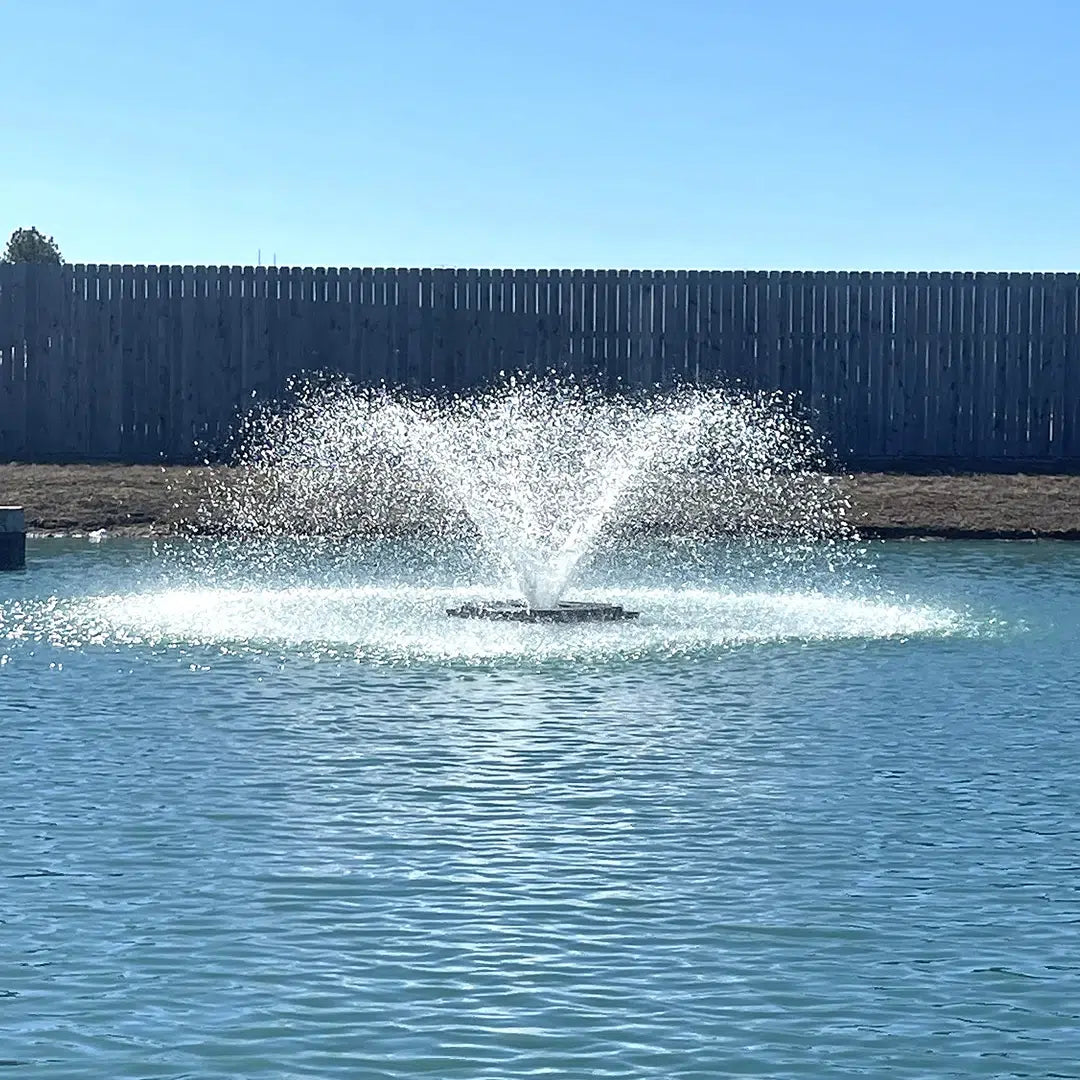 Outdoor Water Solutions  – 1/2hp Electric Aerating Floating Fountain