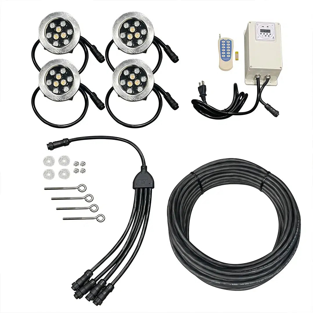 Outdoor Water Solutions Classic Series – 3hp Aerating Pond Fountain, 230v