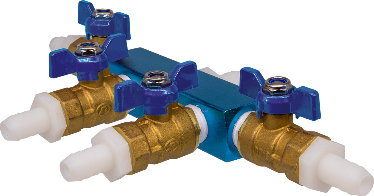 SPL124 Splitters for Higher Flow Water or Air Lines