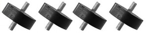 Rubber Mounting Feet For Pond Aeration System Compressors