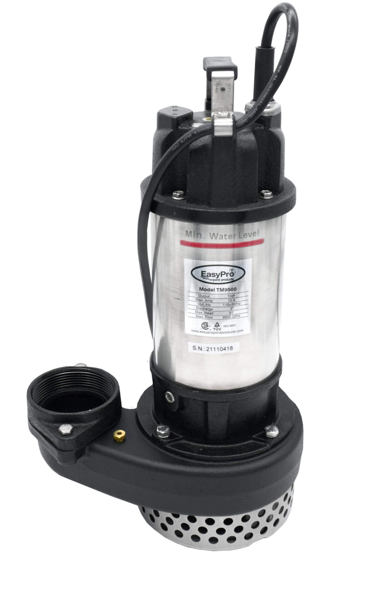 TM Series™ Stainless Steel, High Volume, Low Head Pump For Streams and Waterfalls