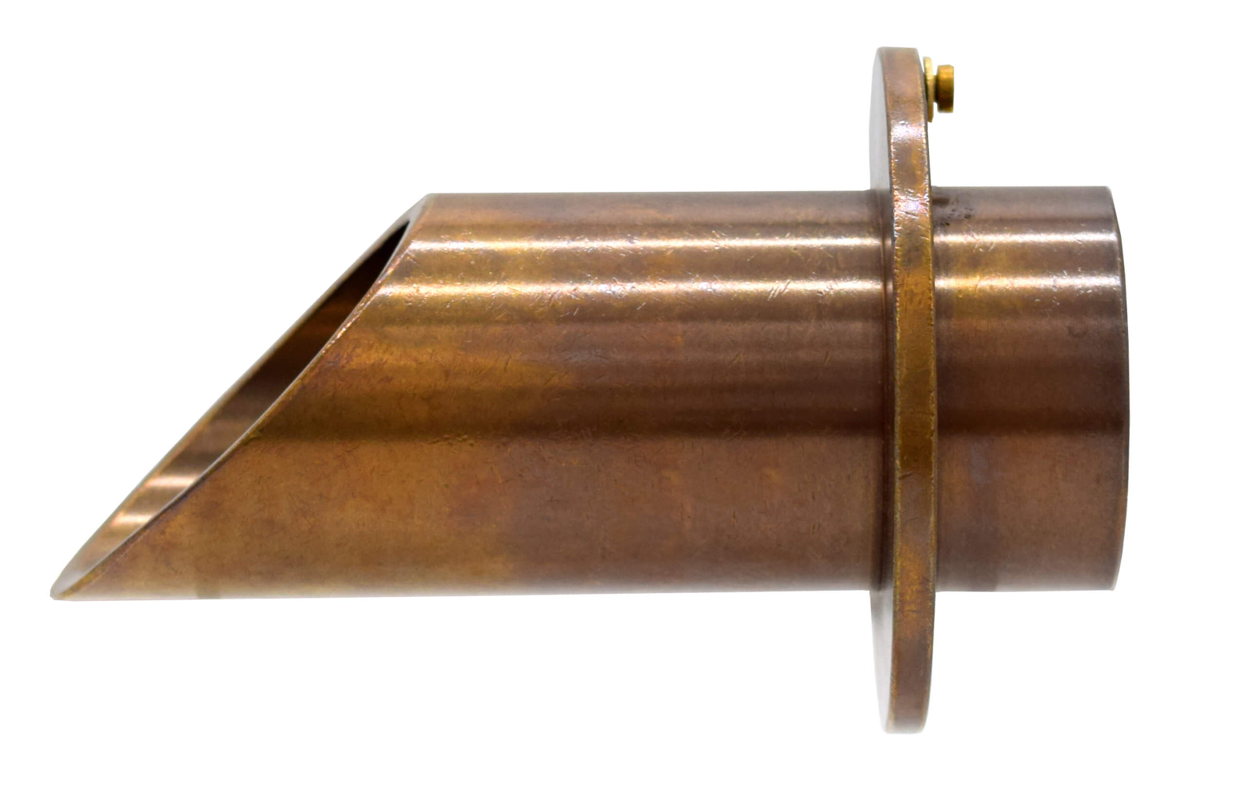 BWS2RN Vianti Falls Antique Brass 2″ Round Wall Scupper