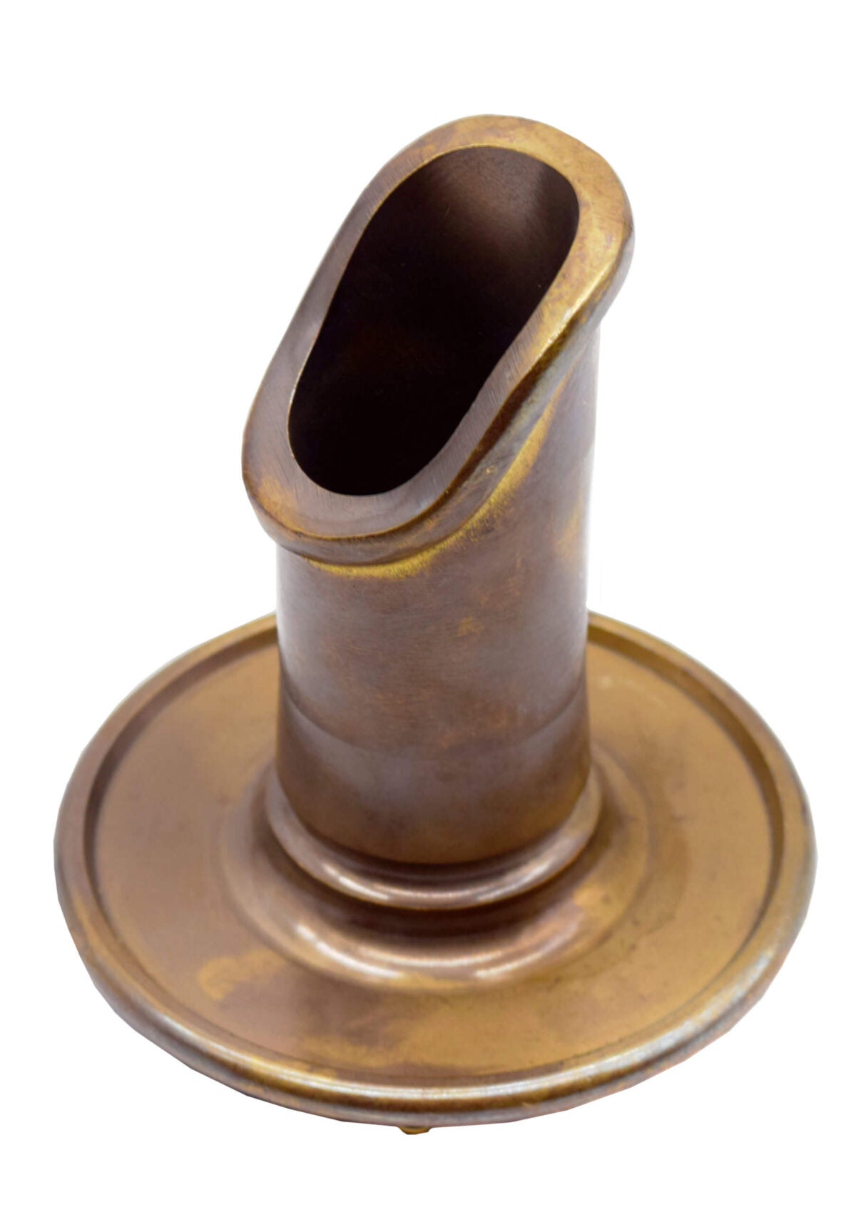 BWS2F Vianti Falls Brass 2″ Antique Round Wall Scupper