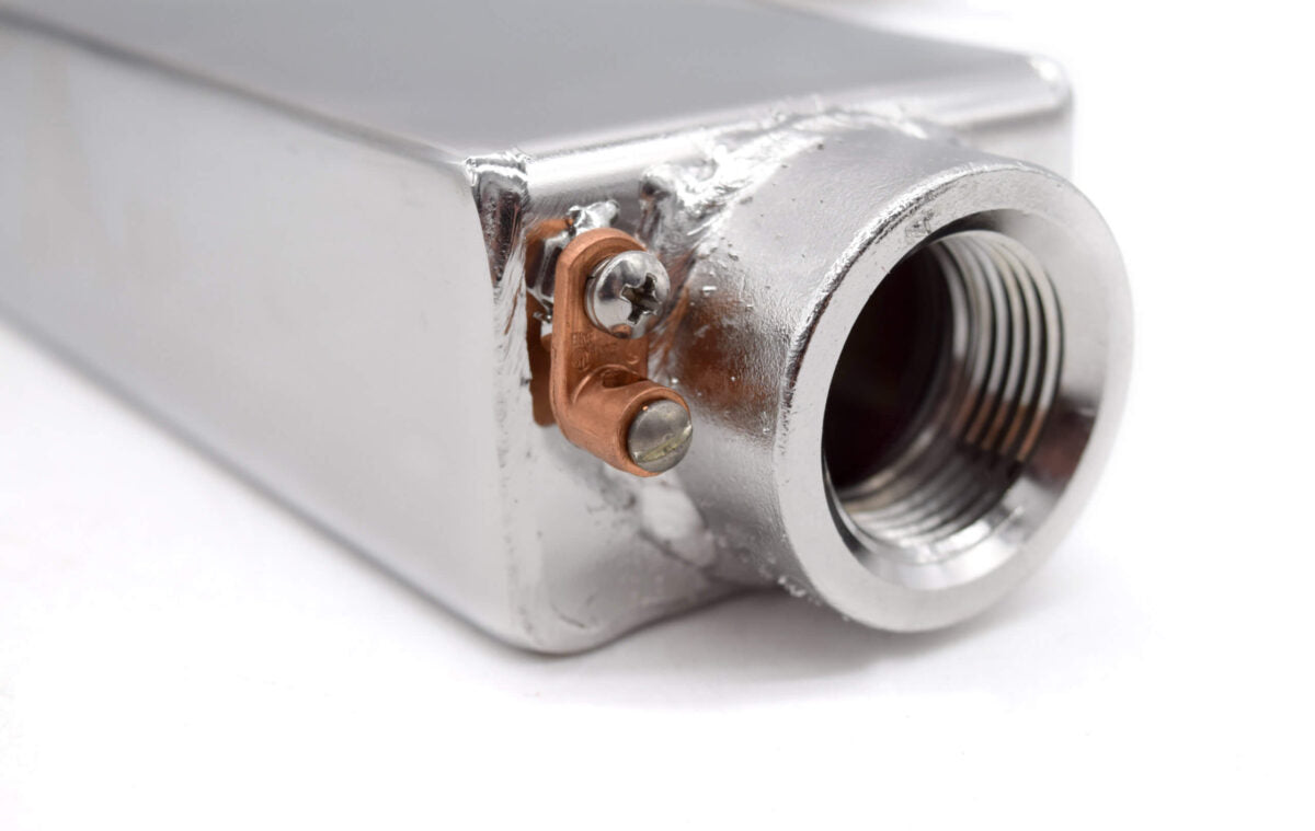 SWS3RN Vianti Falls Stainless Steel Channel Wall Scupper