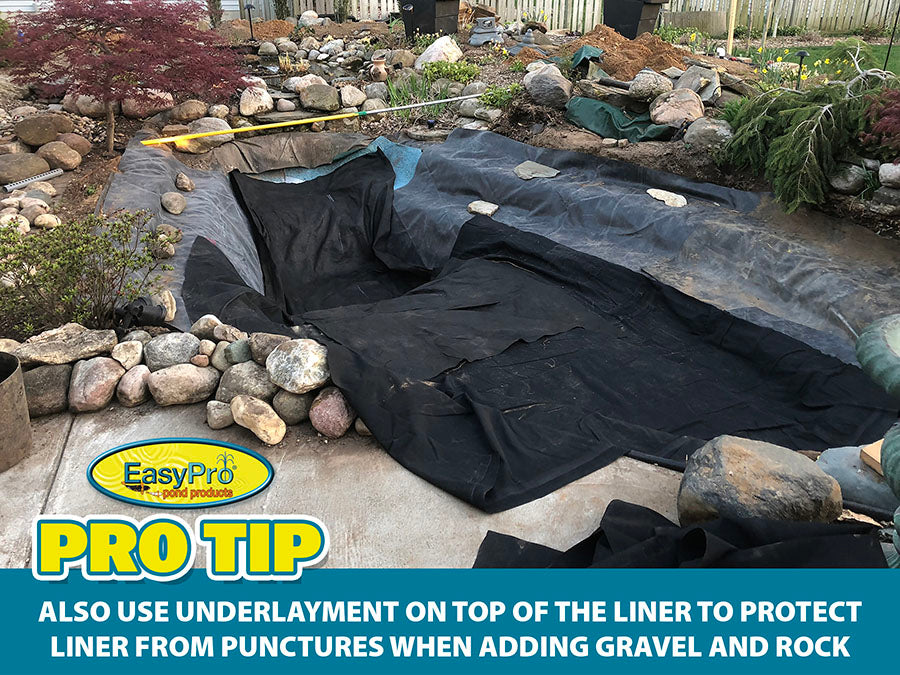 Duraliner 10oz Pond Liner Underlayment by EasyPro