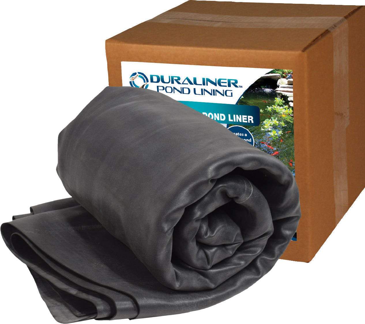 DuraLiner™ – Pre-Cut Boxed 45mil EPDM Rubber Pond Liner by EasyPro