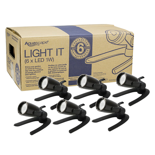 1-Watt LED Spotlight 6-Pack