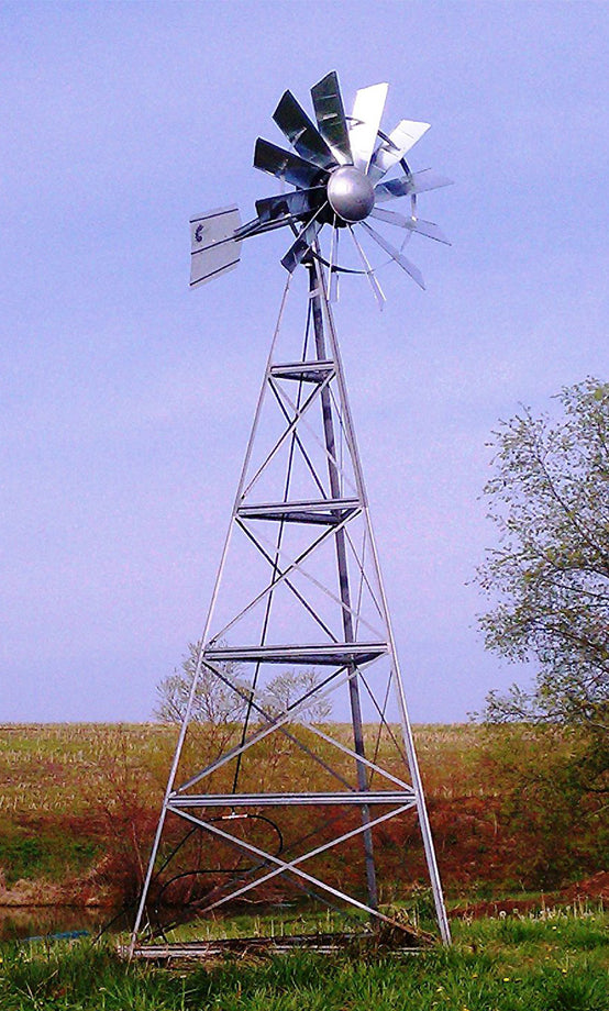 24ft Three-Leg Deluxe Windmill Aerator