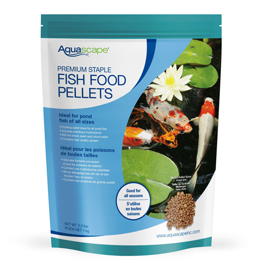 Aquascape Premium Staple Fish Food - Mixed Pellets | The Pond Shop