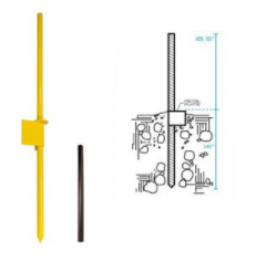 Bird Deterrent Flag Kit with 19 foot Pole